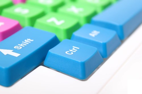 DURAGADGET Teclado De PS2/USB para Niños O Invidentes En Disposición Ingles