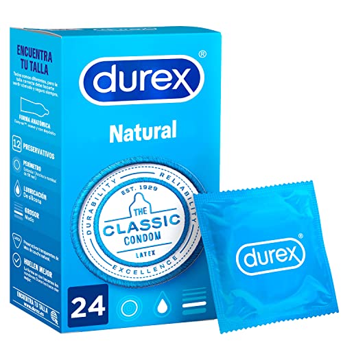 Durex Preservativos Originales Natural Plus - 24 condones
