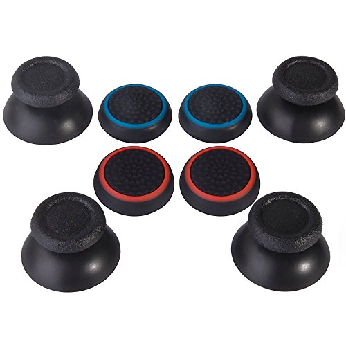 eBoot Analógico Controlador de Joystick y Tapa de Joystick para Controladores PS4, 8 Piezas