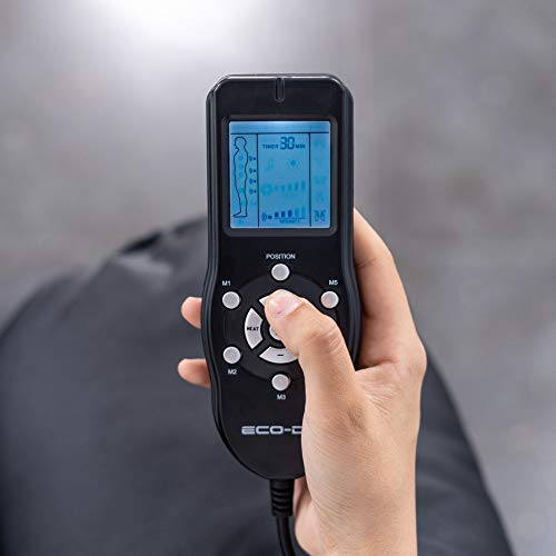 ECODE Sillón de Masaje Relax Monaco, 10 Vibromotores Ondulantes, Reclinación 160º, Función Calor, Programas Auto, Vibro Ondulación, A++, ECO-8590 (Beig)