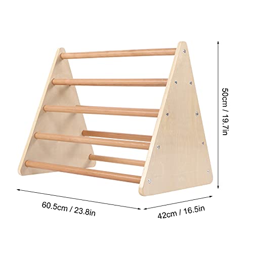 Ejoyous Escalera Triangular, Arco De Escalera De Madera De Abedul Y Haya para Escalar Mini Triángulo De Escalada para Exterior para Interior