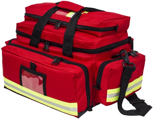 Elite Bags, Bolsa para Emergencias de gran capacidad, Roja
