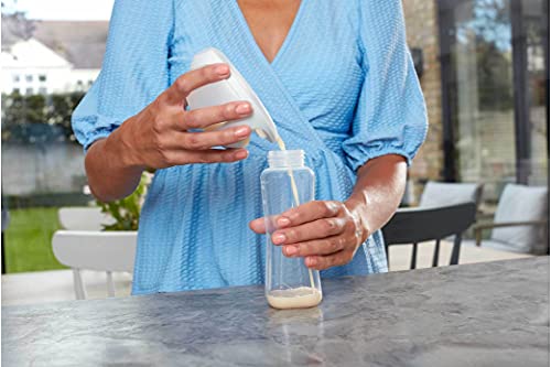 Elvie Sacaleches Manual Portátil Succión natural – Sacaleches Manos Libres de Silicona que Cabe en Tu Sujetador Elvie Curve