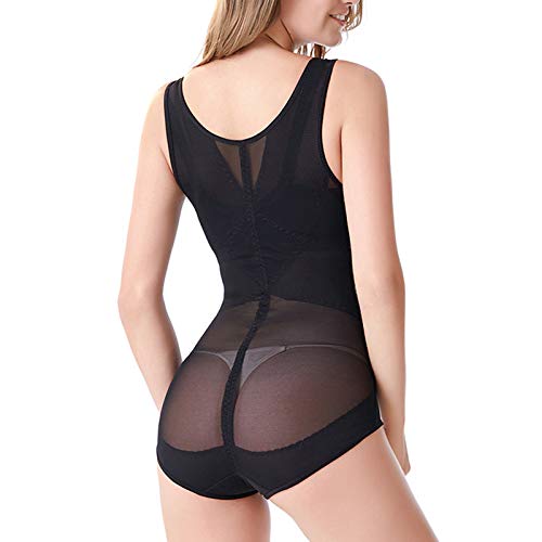 Entrenador de cintura para mujer Shapewear Control de abdomen cintura Cincher Slim Body Shaper Entrenamiento Faja Underbust Corsé Reino Unido, Negro, XL