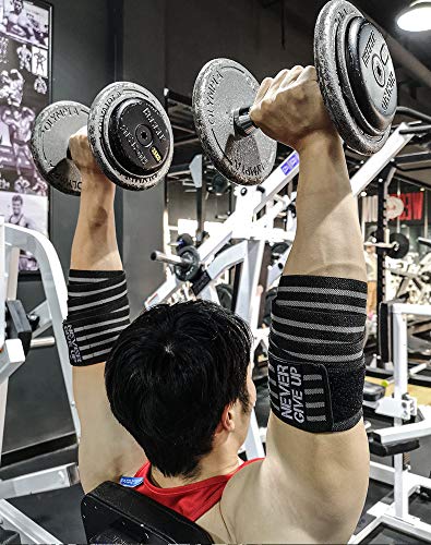 Envolturas de Codo Coderas Profesionales Vendaje de Codo Soporte de Codo 1 Par para Aliviar Esguince de Dolor Muscular Lesión Deportiva