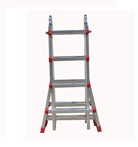 Escalera Plegable DE ALUMINO MULTIFUNCION Extensible 4 x 4 PELDAÑOS