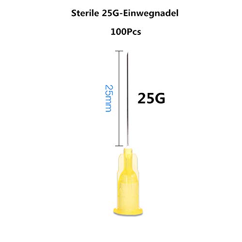 estériles desechables 100Pcs (25G-25mm)