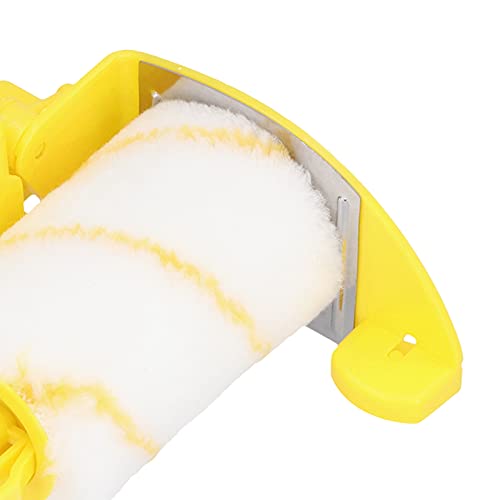 Fafeicy Cepillos de Pintura de Rodillo, Cepillo de Pintura Portátil Ligero de Mano de Plástico ABS, para Puertas, Ventanas, Techos, Sillas, con Cepillo Inferior Extraíble