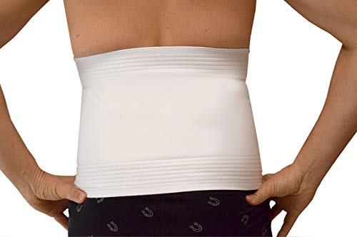 Faja Post operatoria Faja lumbar soporte espalda Cierre unisex vientre contenedor, moldeador transpirable soporte abdomen (3XL)
