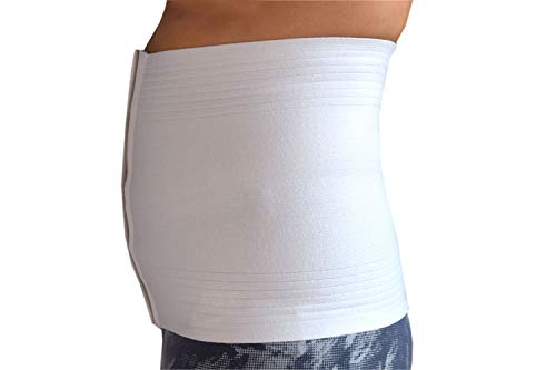 Faja Post operatoria Faja lumbar soporte espalda Cierre unisex vientre contenedor, moldeador transpirable soporte abdomen (3XL)
