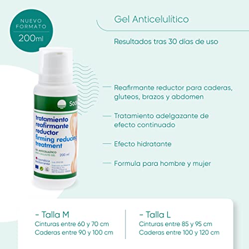 Fajas Reductoras Adelgazante Mujer con turbalina + Gel Reductor Efecto Body anticelulitico para Abdomen Faja Lumbar Abdominal Mejora la circulación y Ayuda a Reducir la Celulitis…