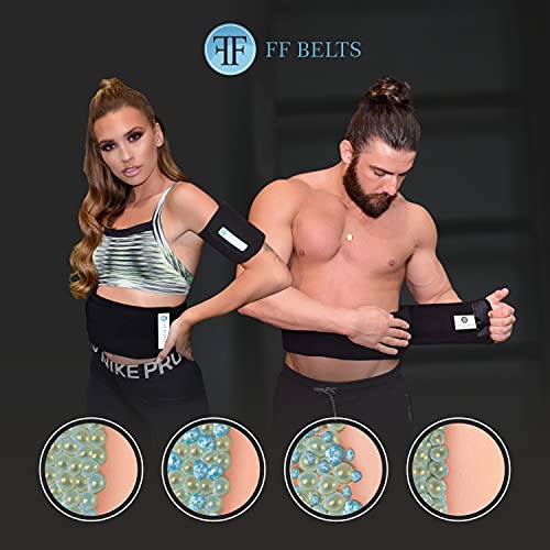 Fat Freezing Belts – Kit Corporal Reductor de cintura a través del frío - Estimulador Abdominal para Tonificar Abdomen, Piernas, Brazos, Criolipólisis, Sistema de congelación grasa, Cinturón/Faja