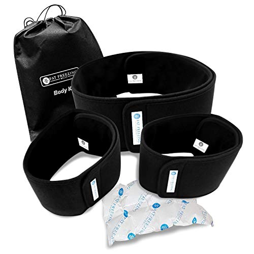 Fat Freezing Belts – Kit Corporal Reductor de cintura a través del frío - Estimulador Abdominal para Tonificar Abdomen, Piernas, Brazos, Criolipólisis, Sistema de congelación grasa, Cinturón/Faja