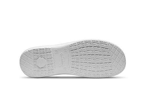 FELIZ CAMINAR - Zuecos Sanitarios Mycrom Sanitario/con Correa Antideslizantes y Cómodos para Mujer/Clínicas, Veterinarios, Hospital, Geriátricos (Sanitario, Numeric_37)