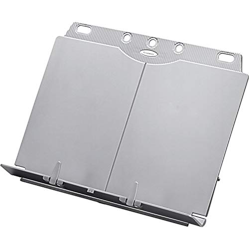 Fellowes - Atril para libros, hasta 400 hojas, color plateado