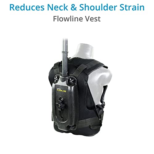 FLYCAM Flowline Starter Body Support Vest + Brazo estabilizador Placid de 2 ejes para cardán de 3 ejes y cámaras directas, sistema conveniente para disparar sin fatiga (FLCM-FLN-PA-01)