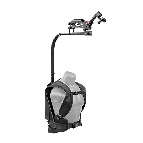 FLYCAM Flowline Starter Body Support Vest + Brazo estabilizador Placid de 2 ejes para cardán de 3 ejes y cámaras directas, sistema conveniente para disparar sin fatiga (FLCM-FLN-PA-01)
