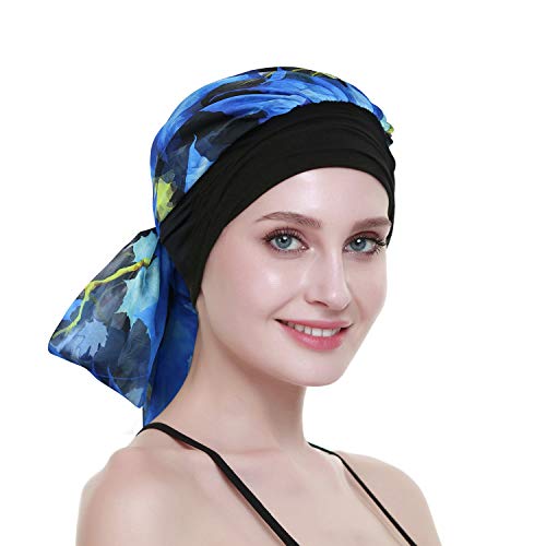 FocusCare Cancer Sombreros Bufandas para quimio Mujeres armarios Bandana Hair Loss Headwrap Cap