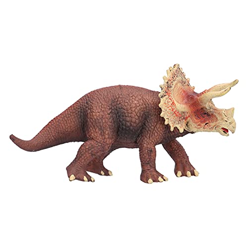 FOTABPYTI Juguetes de Colección de Animales Pintados a Mano, Modelo de Triceratops, Significado Educativo Duradero, No Tóxico para Mayores de 3 Años para Fanáticos, Colección para Niños,(Triceratops)