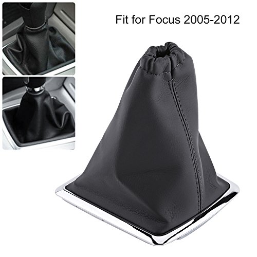 funda palanca cambios focus-Duokon Cuero de poliuretano Cojín de cambio de marchas,Cubierta del engranaje para Fox 2005-2012 SI-A0346