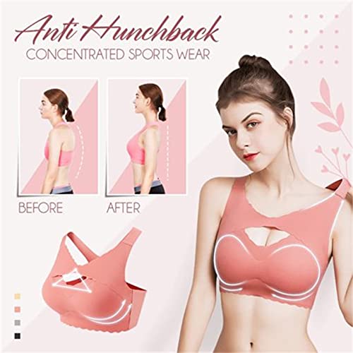FZYYZYQ Ropa Deportiva concentrada Anti jorobada - Ropa Interior Invisible, para el Cuello, Hombro, Alivio del Dolor de Espalda, Soporte espinal Totalmente Ajustable para encorvarse (Negro,L)