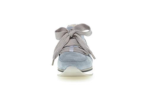 Gabor Zapatos bajos para mujer, plantilla intercambiable, color Azul, talla 38.5 EU