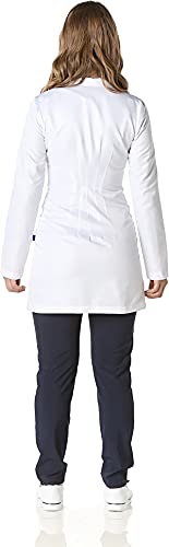GALLANTDALE Bata Sanitaria Taylor Mujer Repelente Antibacterial Blanco M