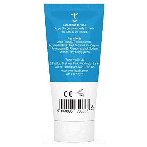 Gel conductor para uso con masajeadores de circulación, dolores médicos y máquinas TENS – Tubo de 100 ml: Actualizar
