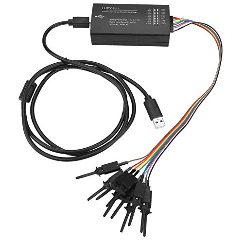 Generador de señales, LHT00SU1 Osciloscopio virtual Analizador lógico Generador de señales multifunción Sistemas operativos compatibles Win2000/XP/Vista/WIN7 (32 bits)