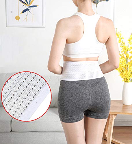 GHzzY Cinturón elástico de ostomía para Cintura Abdominal con Abertura de estoma Transpirable - para Bolsa de ostomía Fija y prevención de Hernia paraestomal,6cm,M