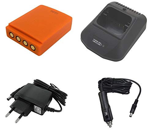 Gopacks Batería de repuesto HBC Radiomatic FUB06N BA223 BA223000 BA223030, control de grúa, cargador de 12 V/24 V