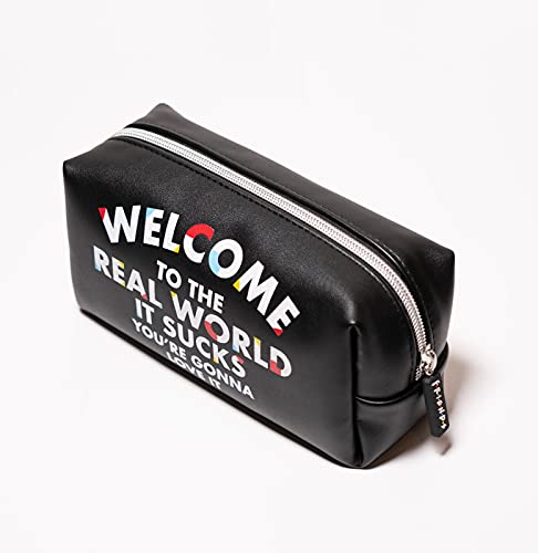 Grupo Erik Neceser Friends - Neceser maquillaje │ Neceser viaje ideal como bolsa comésticos - Neceser viaje mujer - Neceser viaje hombre / Producto con licencia oficial, grande, negro
