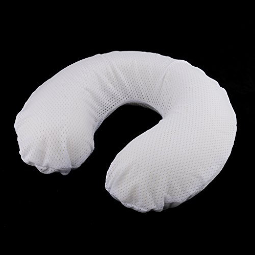 H HILABEE Almohada de Gel Memoria Espuma Cuello Reposacabezas Coche Viaje Cojín de Enfermería