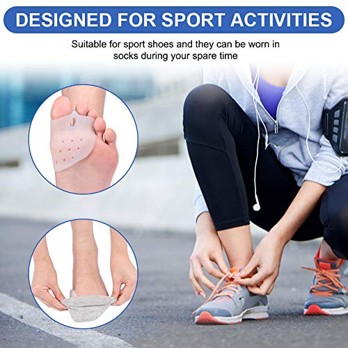 Haofy Separadores de Dedos de Gel para Juanetes, Silicona Corrector de Juanetes Separadores Protectores de Dedos de Los Pies para Hombres y Mujeres, Corrector de Dedos Enderezadora Dedo Pulgar Del Pie