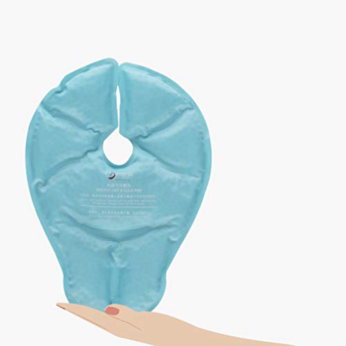Healifty 2 Piezas Paquete de Terapia de Mama Almohadillas de Gel de Mama Bolsa de Hielo Almohadilla térmica de Terapia de Calor y frío para Mujer Dama Femenina