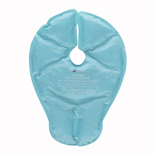 Healifty 2 Piezas Paquete de Terapia de Mama Almohadillas de Gel de Mama Bolsa de Hielo Almohadilla térmica de Terapia de Calor y frío para Mujer Dama Femenina