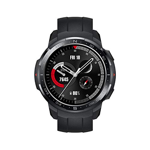HONOR Watch GS Pro, Pantalla 1.39" 454x454, batería 790 mAh, GPS, IP68, 100 modos deportivos, Charcoal Black