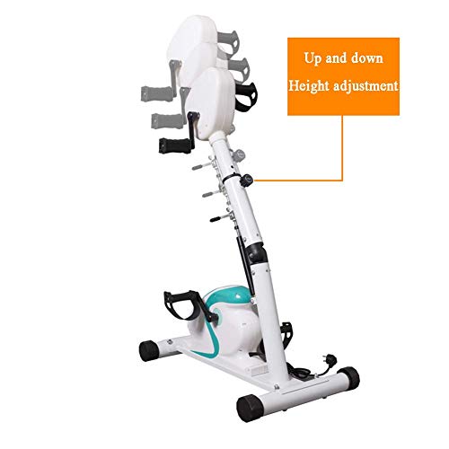 HYYK Máquina de rehabilitación de Bicicleta con ejercitador de Pedal eléctrico, recuperación de Rodilla de Brazo, Pierna Peddler médico promueve la circulación de Sangre Equipo de rehabilitación