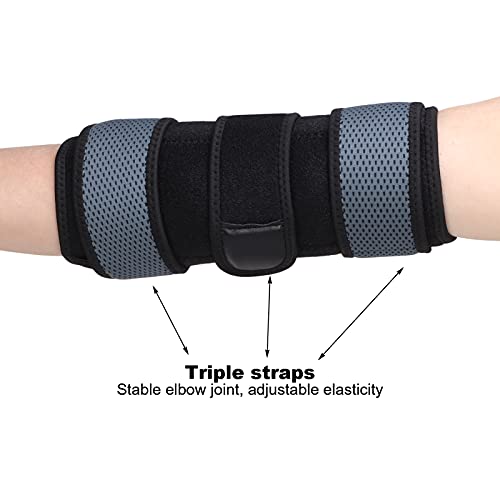 Inmovilizador de Codo Nocturno, Soporte de Codo Ampliamente Utilizado, Cómodo para la Fractura del Codo Durante la Noche, para el Daño del Nervio Cubital para el Dolor del Codo