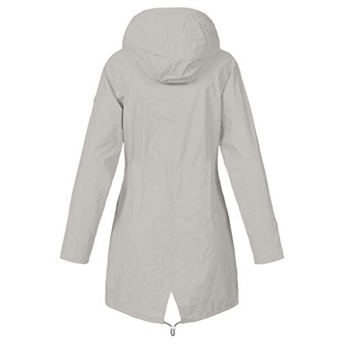 Jacket Chaqueta Impermeable Mujer Con Capucha Rígida Chubasquero Ligero Resistente Al Viento Resistente Al Agua Transpirable Mujer Proteccion Solar Anorak Cárdigans Rompeviento