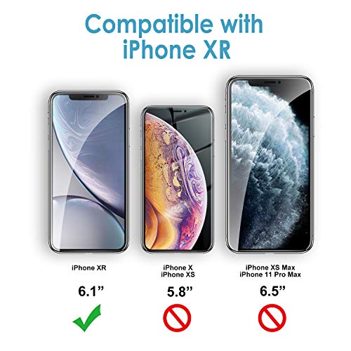 JETech Funda de Silicona Compatible iPhone XR, 6,1", Sedoso-Tacto Suave, Cubierta a Prueba de Golpes con Forro de Microfibra, Florecimiento de Maíz