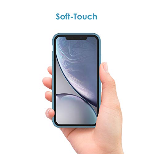 JETech Funda de Silicona Compatible iPhone XR, 6,1", Sedoso-Tacto Suave, Cubierta a Prueba de Golpes con Forro de Microfibra, Florecimiento de Maíz