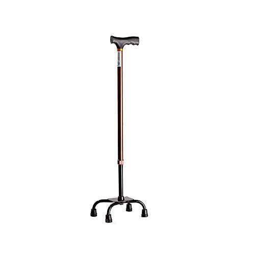 JHDPH3 Las piernas de edad avanzada este producto no Caña de aleación de aluminio antideslizante Mat muletas cuatro pies Aided Get Up Ayuda caminar y Ayuda for arriba las escaleras altura ajustable (c