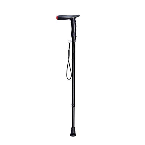 JHDPH3 Palo Viejo Hombre Que Camina al Aire Libre Senderismo Polos Caminar Caminar Dos Bastones Antideslizante bastón retráctil Ayuda for Caminar Ancianos