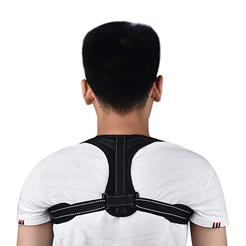 Jmung Corrector de Postura Espalda para Mujeres Prenda quiropráctica Invisible Dolor de Cuello Escoliosis Cifosis para Mejorar la Postura