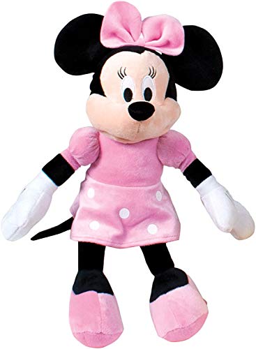 Juego de ropa de cama de Minnie con funda nórdica de Disney y peluche Minnie de 30 cm, extra suave