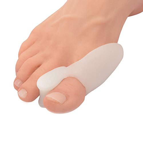 Kandall Juego de 2 separadores estándar para juanetes, corrector de juanetes, alivio de hallux valgus, talla única