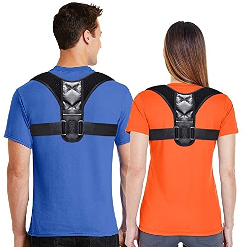KHLKHBK Corrector de Postura de Espalda Cinturón de Soporte Enderezadora de Espalda Korektor Postawy Corset ortopédico para Hombres y Mujeres (Color: Negro, Tamaño: Grande) Nice Gift