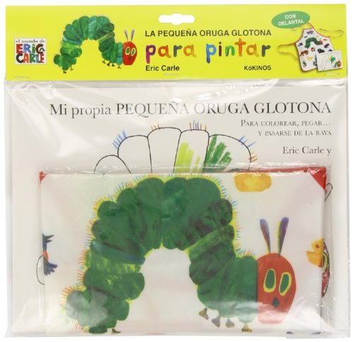 La pequeña oruga glotona para pintar