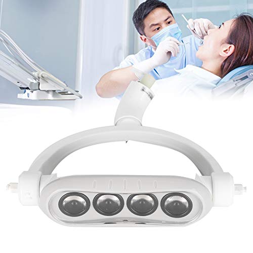 Lámpara dental para sillón dental, luz bucal quirúrgica de luz fría sin sombras ajustable LED - 15W